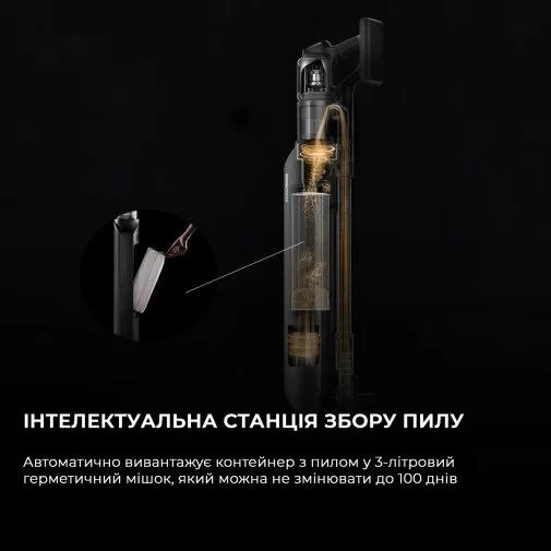 Фото: Ручний бездротовий пилосос Dreame Cordless Vacuum Cleaner Z40 Station (1155339) № 30 | KTC