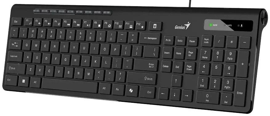 Фото: Клавіатура Genius SlimStar 230II Black (31310048406) № 7 | KTC