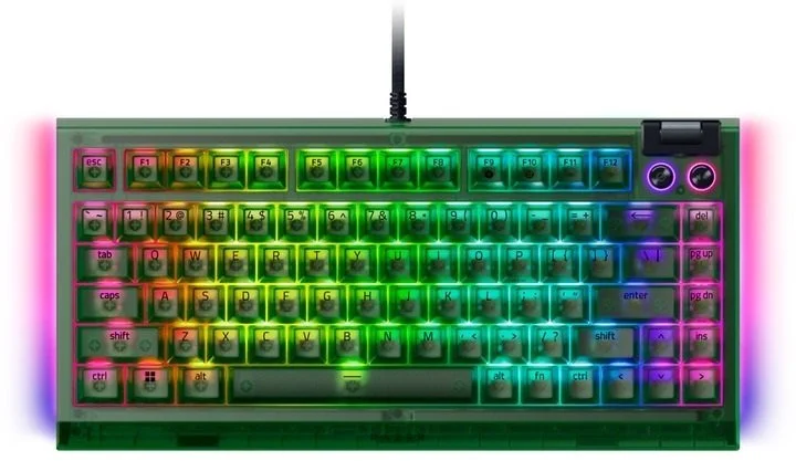Фото: Клавіатура Razer BlackWidow V4 75 Phantom Green (RZ03-05003300-R3M1) № 12 | KTC