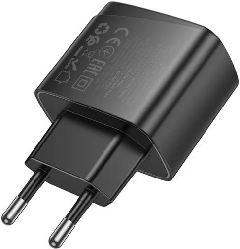 Фото: Зарядний пристрій Hoco CS61A Bright QC3.0 PD 30W Black (6942007638425) № 11 | KTC
