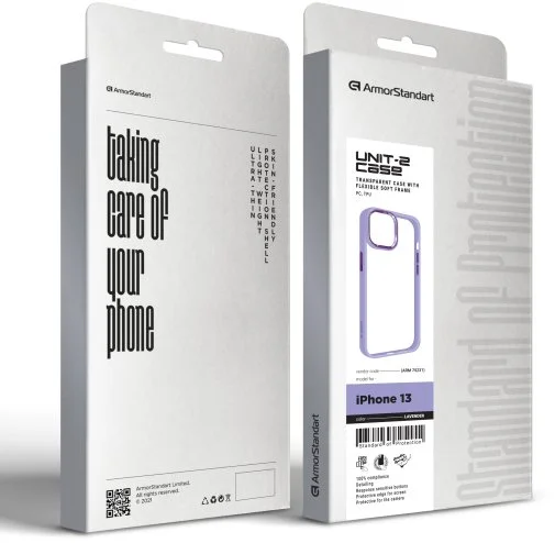 Фото: Чохол ArmorStandart for Apple iPhone 13 - UNIT2 Lavender (ARM75231) № 8 | KTC