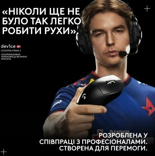 Фото: Миша Logitech G Pro X Superlight 2 Dex Wireless Black (910-007357) № 22 | KTC