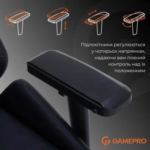 Фото: Крісло GamePro GC695 Black (GC695B) № 27 | KTC
