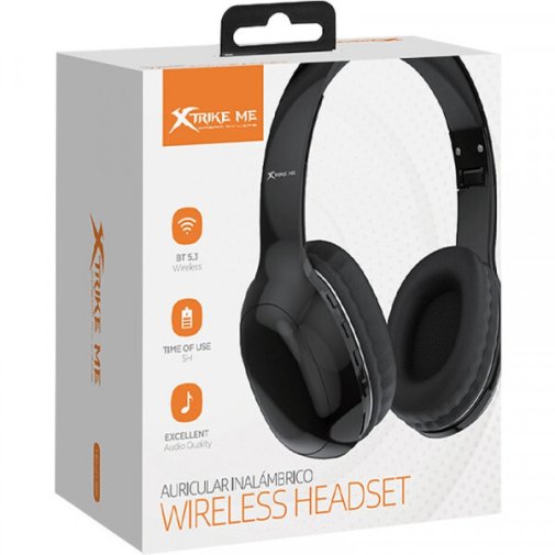 Гарнітура накладна Xtrike Me HD-215 Bluetooth, Black