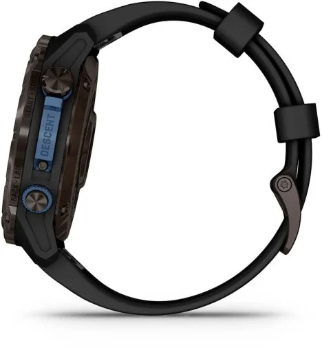 Фото: Смарт годинник Garmin Descent Mk3i - 51 mm Carbon Gray DLC Titanium with Black Silicone Band (010-02752-11) № 12 | KTC