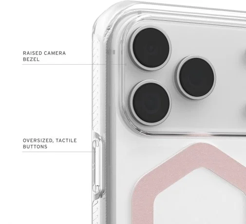 Фото: Чохол UAG for Apple iPhone 17 Pro - Plyo MagSafe Ice/Rose Gold (114529114348) № 13 | KTC