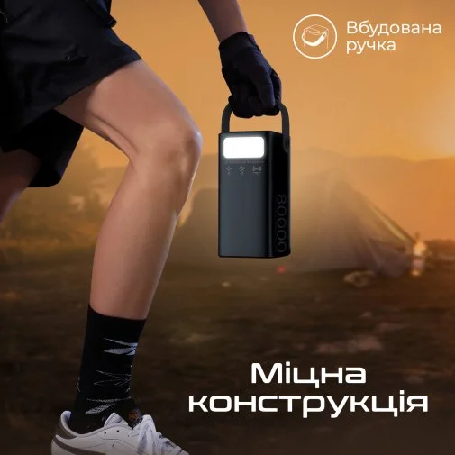 Фото: Батарея універсальна Techno PowerBank-80 80000 mAh 65W Black (6959144011783) № 22 | KTC