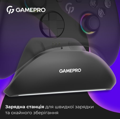 Геймпад GamePro GPX13BDOC Wireless Black