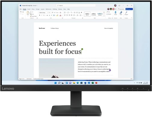 Монітор Lenovo L24-4e Black (68C2KAC1UA)