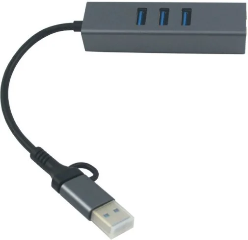 Фото: USB-хаб Dynamode DM-AD-GLAN-U3 4in1 № 11 | KTC