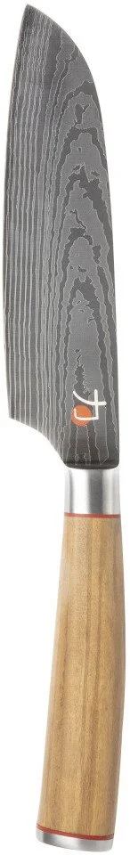Фото: Ніж кухонний сантоку Bergner MasterPro Tetsu 12.5cm Brown (BGMP-4169) № 4 | KTC