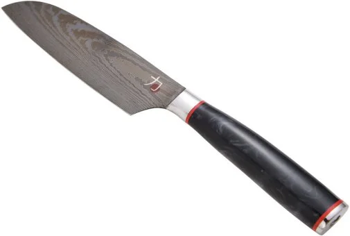 Фото: Ніж кухонний сантоку Bergner MasterPro Tetsu 12.5cm Black (BGMP-4129-MBK) № 7 | KTC