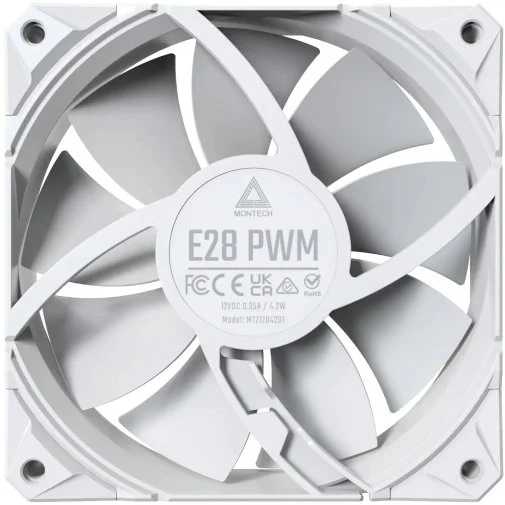 Фото: Кулер Montech E28 3pcs White (E28 3 PACKW) № 12 | KTC