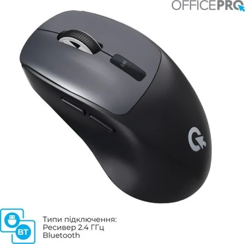 Фото: Миша OfficePro M398B Wireless Black № 23 | KTC