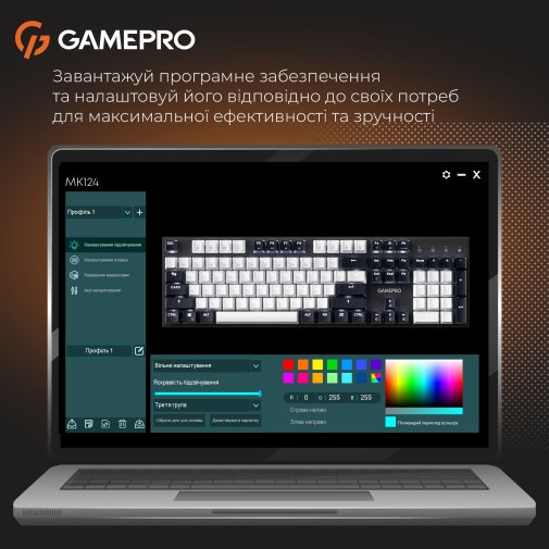 Клавіатура GamePro Genesis Joker MK144B Red Switches USB Black