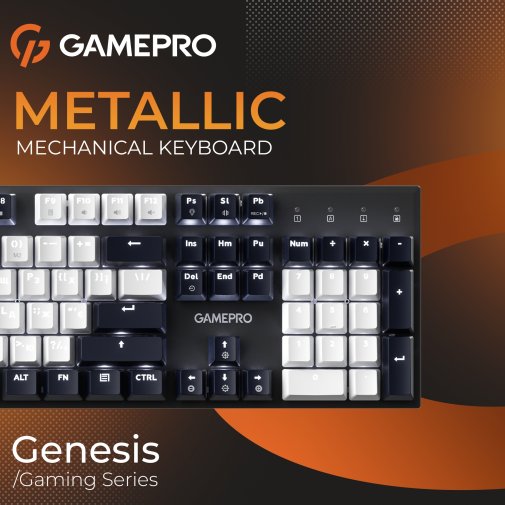 Клавіатура GamePro Genesis Joker MK144B Red Switches USB Black