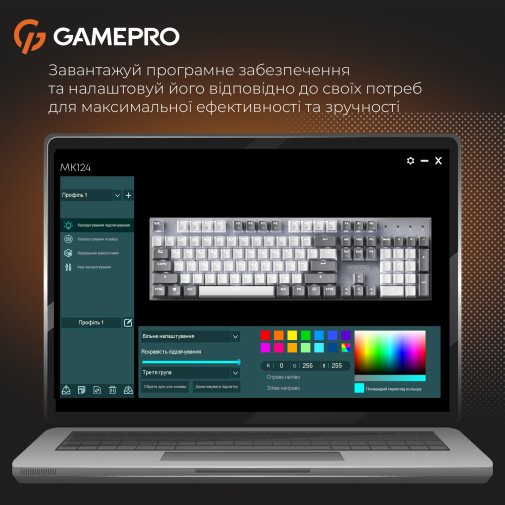 Клавіатура GamePro Genesis Metallic MK144G Red Switches USB Grey