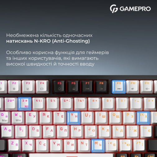 Клавіатура GamePro Genesis Asgard Valhalla Max MK160B Magnetic Switches (MK160B MAX)