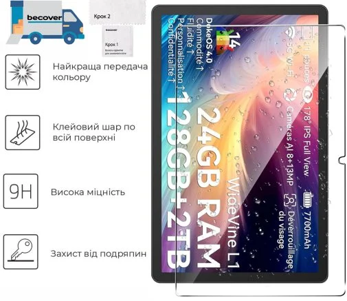 Фото: Захисне скло BeCover for Oscal Pad 90 10.92 (713695) № 7 | KTC