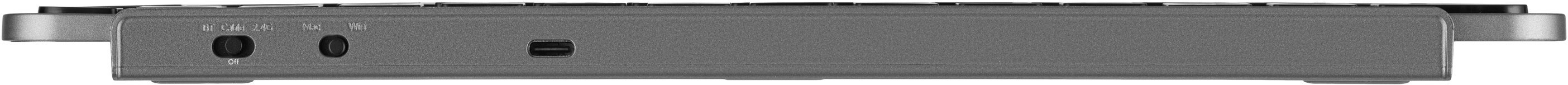 Клавіатура компактна Keychron B1 Pro ENG/UKR WL/BT/USB Space Gray (B1P-K1-UA)