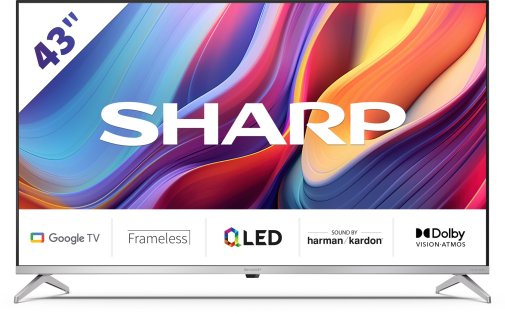 Телевізор QLED Sharp 4T-C43GP6265ES (Smart TV, Wi-Fi, 3840x2160)
