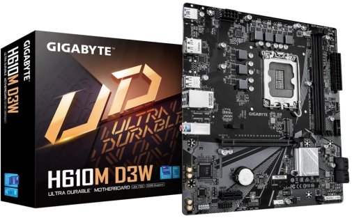 Материнська плата Gigabyte H610M D3W