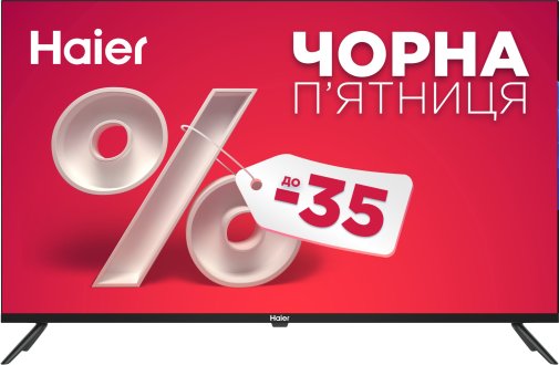 Телевізор LED Haier H43K801FG (Android TV, Wi-Fi, 1920x1080)