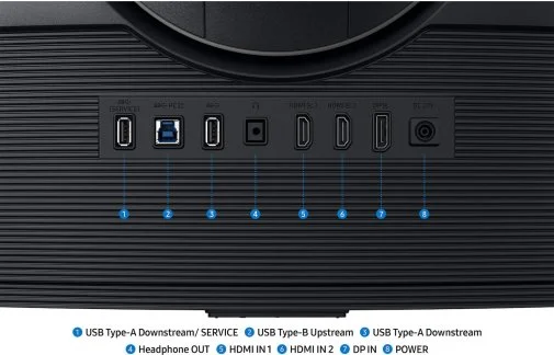 Фото: Монітор Samsung Odyssey G7 G75F 4K Black (LS37FG756EIXUA) - 37" VA / 3840×2160 / 165 Гц / AMD FreeSync Premium Pro / HAS № 34 | KTC