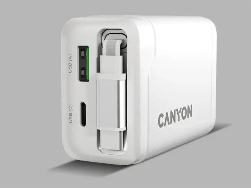 Фото: Зарядний пристрій Canyon OnCharge 65RC GaN 65W White (CNS-CURC65ACW) № 20 | KTC