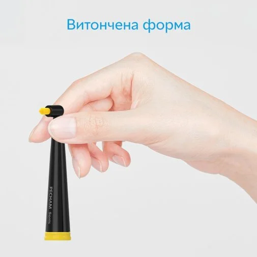 Фото: Насадка для зубної щітки PECHAM Mono-bundle medium stiffness Black (4820201379622.0) № 10 | KTC