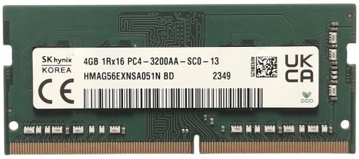 Оперативна пам’ять Hynix DDR4 1x4GB (HMAG56EXNSA051N-BD)