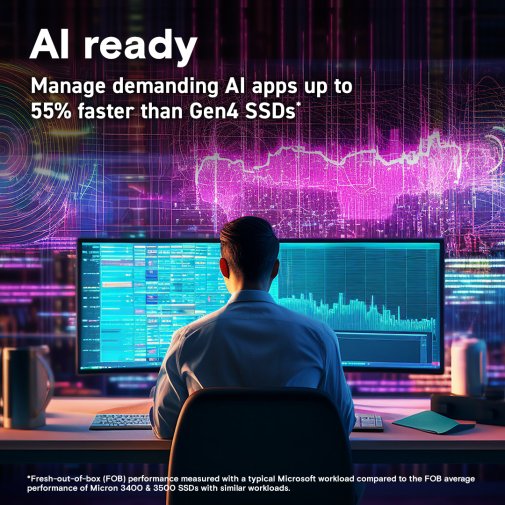 SSD-накопичувач Crucial T705 2280 PCIe 5.0 x4 NVMe 1TB (CT1000T705SSD3)