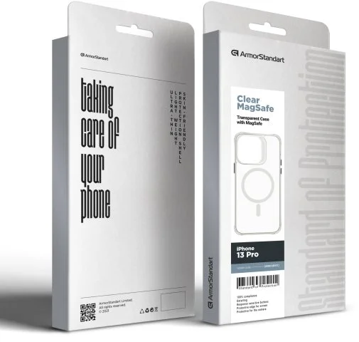 Фото: Чохол ArmorStandart for Apple iPhone 13 Pro - Clear Magsafe Tansparent (ARM68051) № 12 | KTC