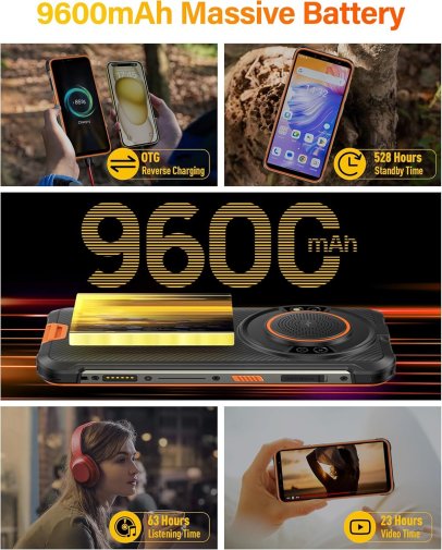 Смартфон Ulefone Power Armor 16S 8/128GB Orange (6937748736066)