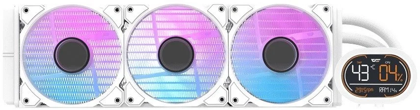 Фото: Система рідинного охолодження DARKFLASH DH360D White (DH360D WHITE) № 8 | KTC