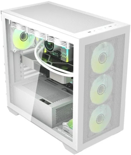 Фото: Корпус DARKFLASH DLX4000 Mesh White with window (DLX4000 MESH WHITE) № 20 | KTC