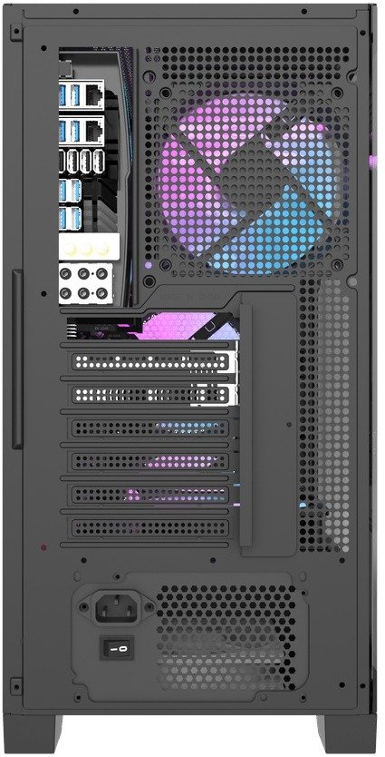 Корпус DARKFLASH DRX70 Mesh Black with window (DRX70 MESH BLACK)