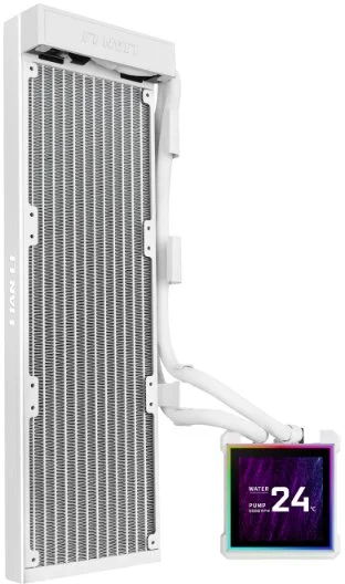 Фото: Система рідинного охолодження Lian-Li HydroShift II LCD-S 360 Fanless White (G89.GHS2LCDS36NW.00) № 5 | KTC