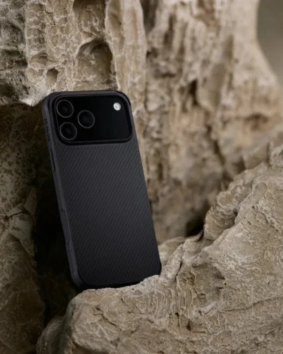 Фото: Чохол Pitaka for Apple iPhone 17 Pro - Aramid ProGuard Twill Black/Grey (KI1701MGP) № 15 | KTC