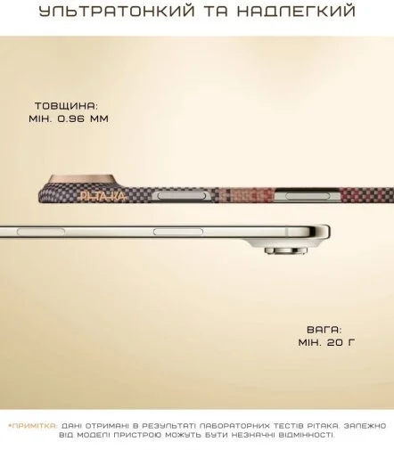 Фото: Чохол Pitaka for Apple iPhone Air - Ultra-Slim Sunset (KI1702SA) № 11 | KTC