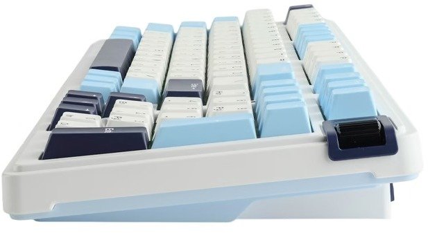 Клавіатура KZZI K98 Rainbow Switch ENG/UKR WL/BT/USB Polar White (6935280824999)