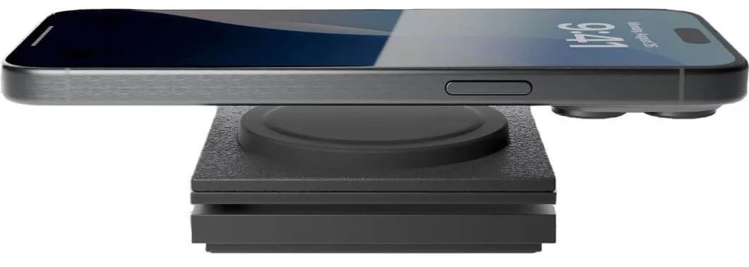 Фото: Бездротовий зарядний пристрій Native Union Rise Solo Qi2 Black (RS-SL-BLK) № 12 | KTC