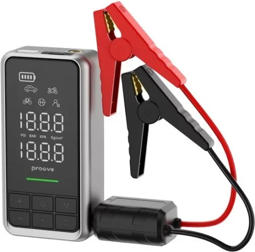 Фото: Бустер Proove Air Jump 10400mAh 1000A Gray + насос (JSAP10400203) № 9 | KTC