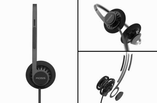 Навушники KOSS KPH40 Utility Grey (197451.102)
