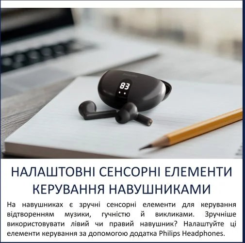 Фото: Навушники Philips TAT2520BK/00 Black № 26 | KTC
