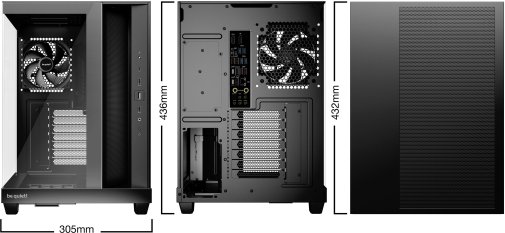 Корпус be quiet! Light Base 500 Black with window (BGW83)