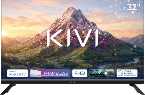 Телевізор LED Kivi 32H730QB (Android TV, Wi-Fi, 1366x768)