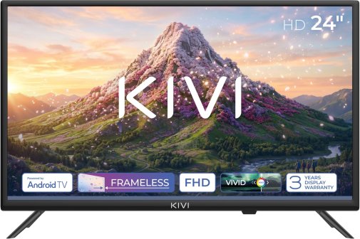 Телевізор LED Kivi 24H760QB (Android TV, Wi-Fi, 1366x768)