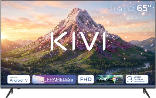 Телевізор LED Kivi 65U760QB (Android TV, Wi-Fi, 3840x2160)