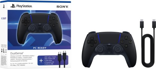 Геймпад Sony PlayStation for PS5 Midnight Black + USB-C cable (1000051651)